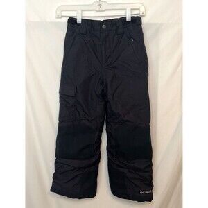 Columbia Youth Ski Snow Pants Small Omni-Heat Omni-Tech Outgrown Black Bugaboo